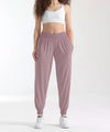 Apex™ light purple Elevate Leggings front view - eco-friendly and high-performance leggings