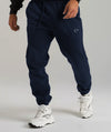 Apex™ royal blue Comfort Pants front view - eco-friendly and cozy pants