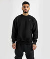 Apex™ black Alpha Fix sweatshirt front view - sustainable long sleeve