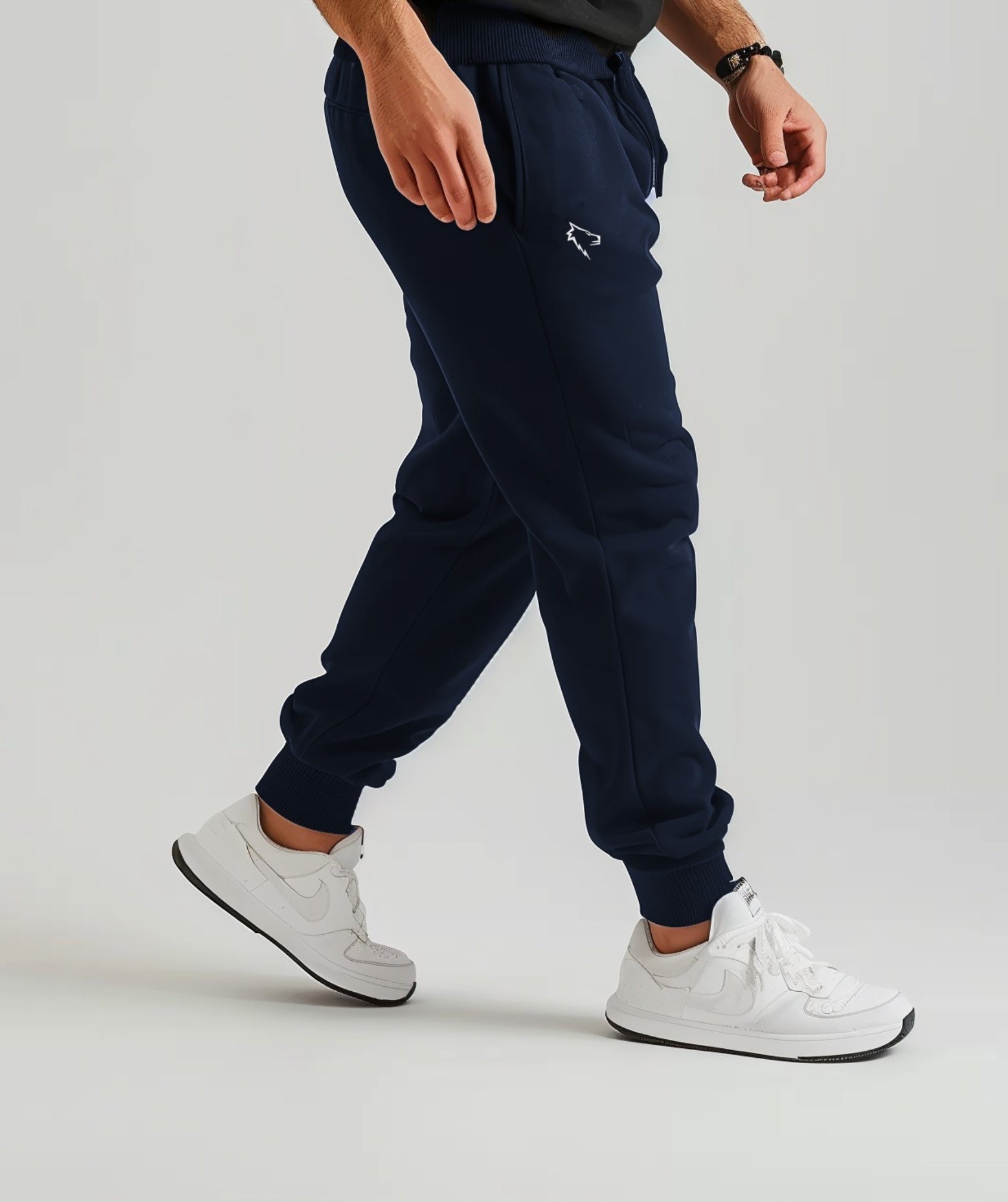 Apex™ royal blue Comfort Pants side view - high-performance pants